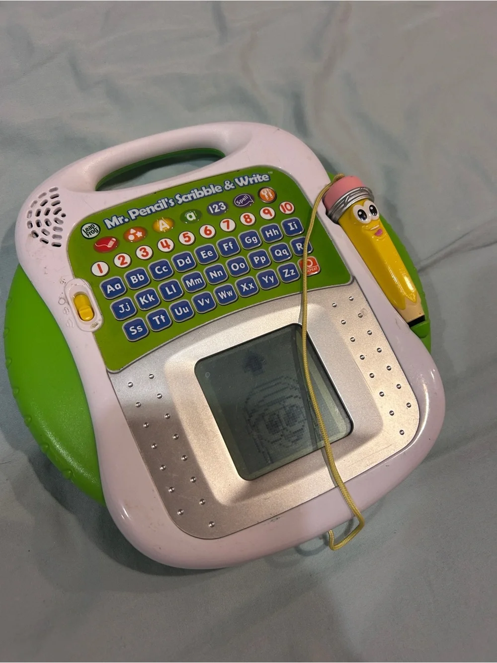 Mr. Pencil Scribble & Write Kids Electronic Drawing Tablet - Green & White